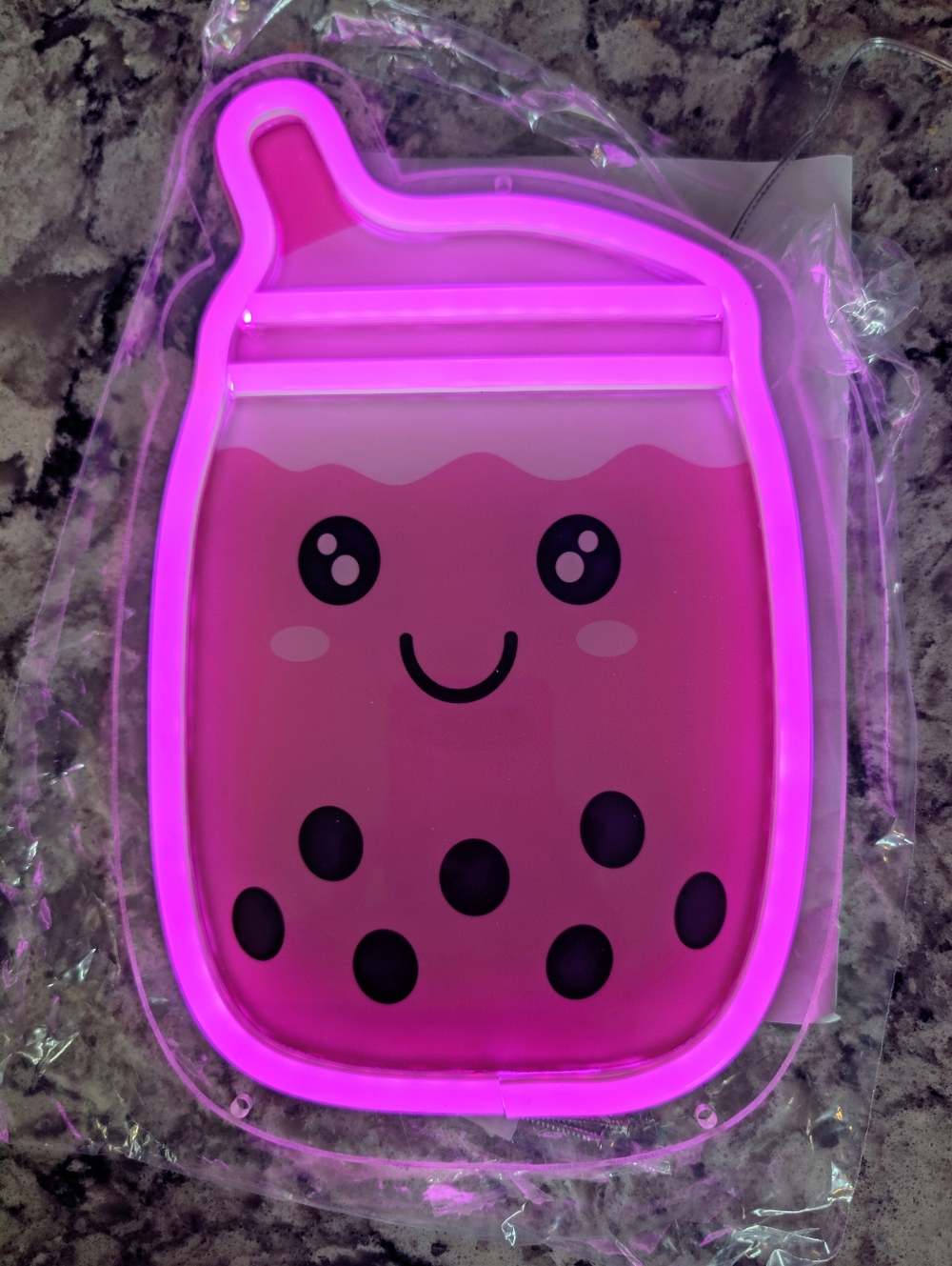 Room 2 Room Pink Boba Tea LED Wall Light